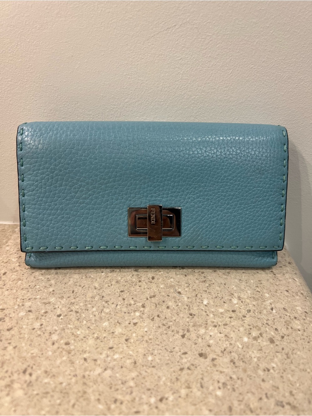 Fendi Peekaboo Selleria Long Wallet